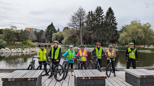 A group photo of Roberta and her six other class mates in the StreetWise Program.