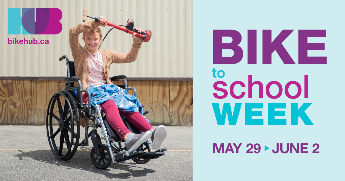 Bike to School Week social graphic