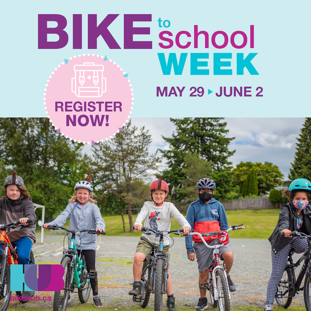 Bike to School Week social graphic