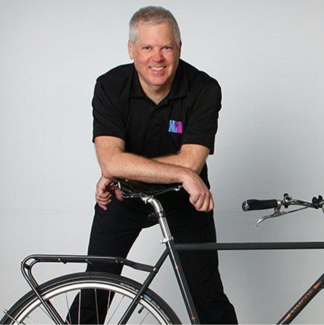 Photo of Jeff Leigh, HUB Cycling's President