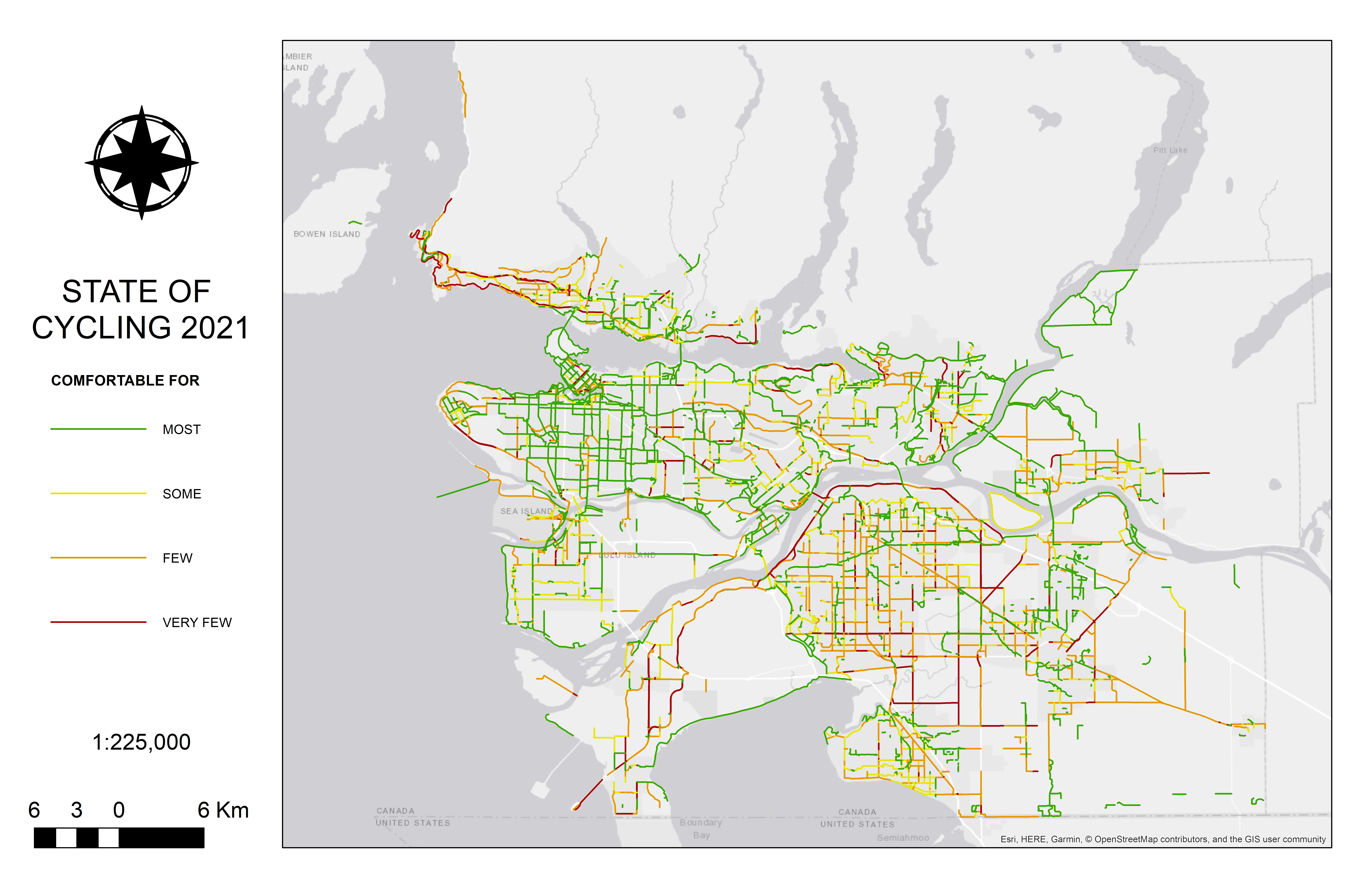 State of Cycling 2021 GIS Map